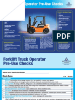 Forklift Truck Operator Poster