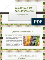 Extraccion de Materias Primas