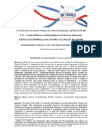 Ciência Da Informação e Estudos Culturais Diálogos