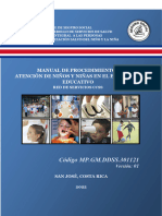 Junio, 2022 Manual Procedimientos Escenario Educativo. Codigo MP - gm.DDSS.301121