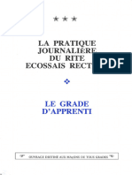 La Pratique Journalière Au Grade D'apprenti RER