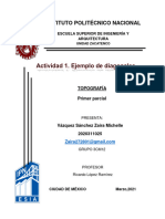 Actividad 1. Ejemplo de Diagonales - Topografía