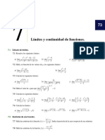 TEMA 7 - Limites de Funciones. Continuidad (Ejercicios) - 1