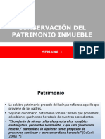 Resumen Clases Conservacion Del Patrimonio