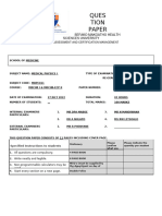 RE-EXAMINATION PAPER MEDICAL PHYSICS I SMU 2022 Final Draft - Tagged