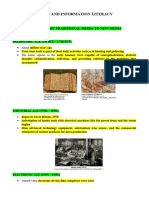 Media and Information Literacy (Evolution of Traditional Media To New Media)