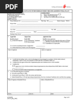 Application For Acceptance of Household/Storey Shelter Architectural Plans