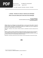 L'afrique - Hommes Et Culture À L'épreuve Du Stéréotype