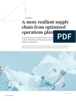 A More Resilient Supply Chain From Optimized Operations Planning Final