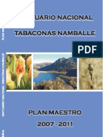 Plan Maestro 2007 - 2011 SN Tabaconas Namballe