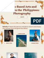 G10 - Media-Based Arts and Design in The Philippines - Photography