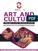 Art & Culture - Sunya Prelims Notes 2024