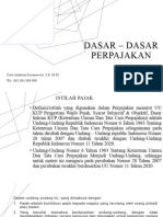 Dasar - Dasar Perpajakan