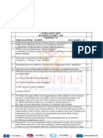 Cumulative Class Test B.STD Class Xii Chapter 1-8