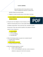 MCQ - Current Liabilities واجب