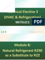 Lesson 8 - Natural Refrigerant R290 As A Substitute To R22