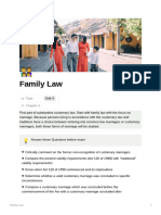 4 Family Law Introduction To Legal Pluralism in South Africa