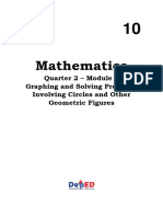 Math 10 - Q2 - Week 9 - Module 9 - Graphing and Solving Problems Involving Circles and Other Geometric Figures - For Reproduction