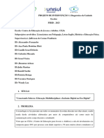 Projeto de Intervenção PIBID Conectando Saberes Educação Multidisciplinar e Inclusão Digital Na Era Digital