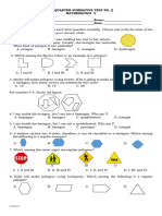 3rd Quarter - Math 5 - Summative Test No.2