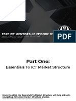 2022 ICT Mentorship Ep 11-13 - Market Structure For Precician Traders