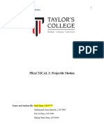 Lab Report Projectile Motion - Docx 2