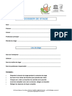 ANNEXE 3 Rapport de Stage