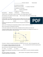 Economics 9 and 10 First Term