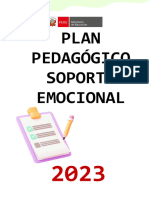 Plan Pedagógico de Soporte Emocional