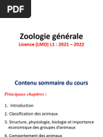 Zoologie Générale 2021