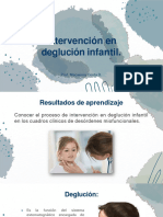 Clase 12. Intervención en Deglución Infantil