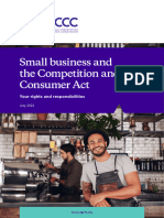 Small Business and The Competition and Consumer Act - July 2021