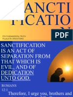 Sanctification