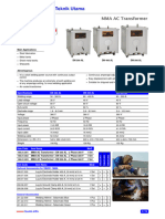 MMA AC Transformer - DN 400 AL