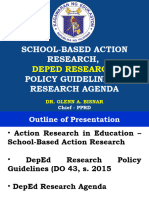 Action Research & Research Agenda & Policy Guidelines