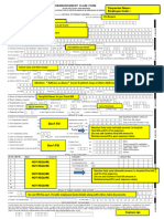 Dummy Reimbursement Claim Form Part A & B