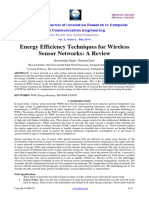 Energy Efficiency Techniques For Wirelesssensor Networks A Review