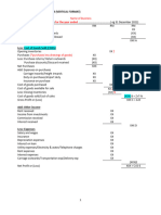 Name of Business: Format of Final Accounts (Vertical Format)