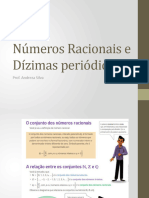 Slide - Números Racionais e Dizimas Periódicas