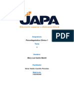 Tarea 1 de Psicodiagnóstico Clínico 1