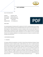 Auto Supremo: Estado Plurinacional de Bolivia Organo Judicial