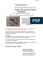 KSC or KWA Glock 18C Hammer Spring Installation