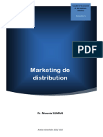 Cours - Marketing de Distribution - PR SLIMAN