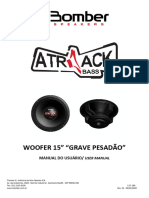 Bomber Atrack Bass 15 3.8 1900w