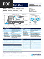 CX200 Sales Spec Sheet (Euro 5) R09