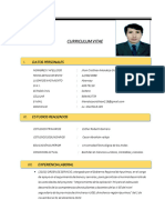 Jhon Cristhian Mendoza Ochoa..Curriculum Vitae 2024