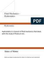 PHS 001 Hydrostastics