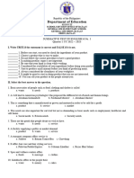 Q1 - TLE - Summative Test No. 1