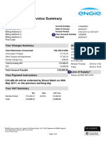 Electrical Invoice Summary