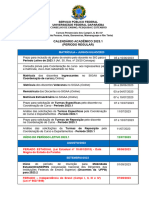 CALENDÁRIO ACADÊMICO 2023.1 (PERÍODO REGULAR) - CURSOS PRESENCIAIS - Atualizado em 18-12-2023